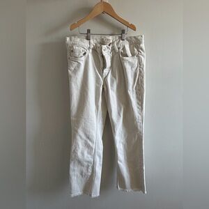 We The Free White Denim Jeans